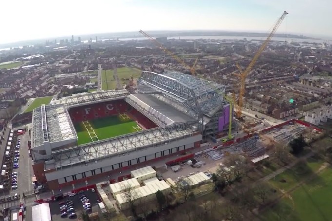 Anfield Road liverpool-manchester united